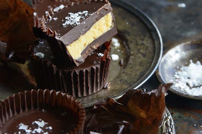 Low Carb Salted Chocolate Peanut Butter Cups Recipe