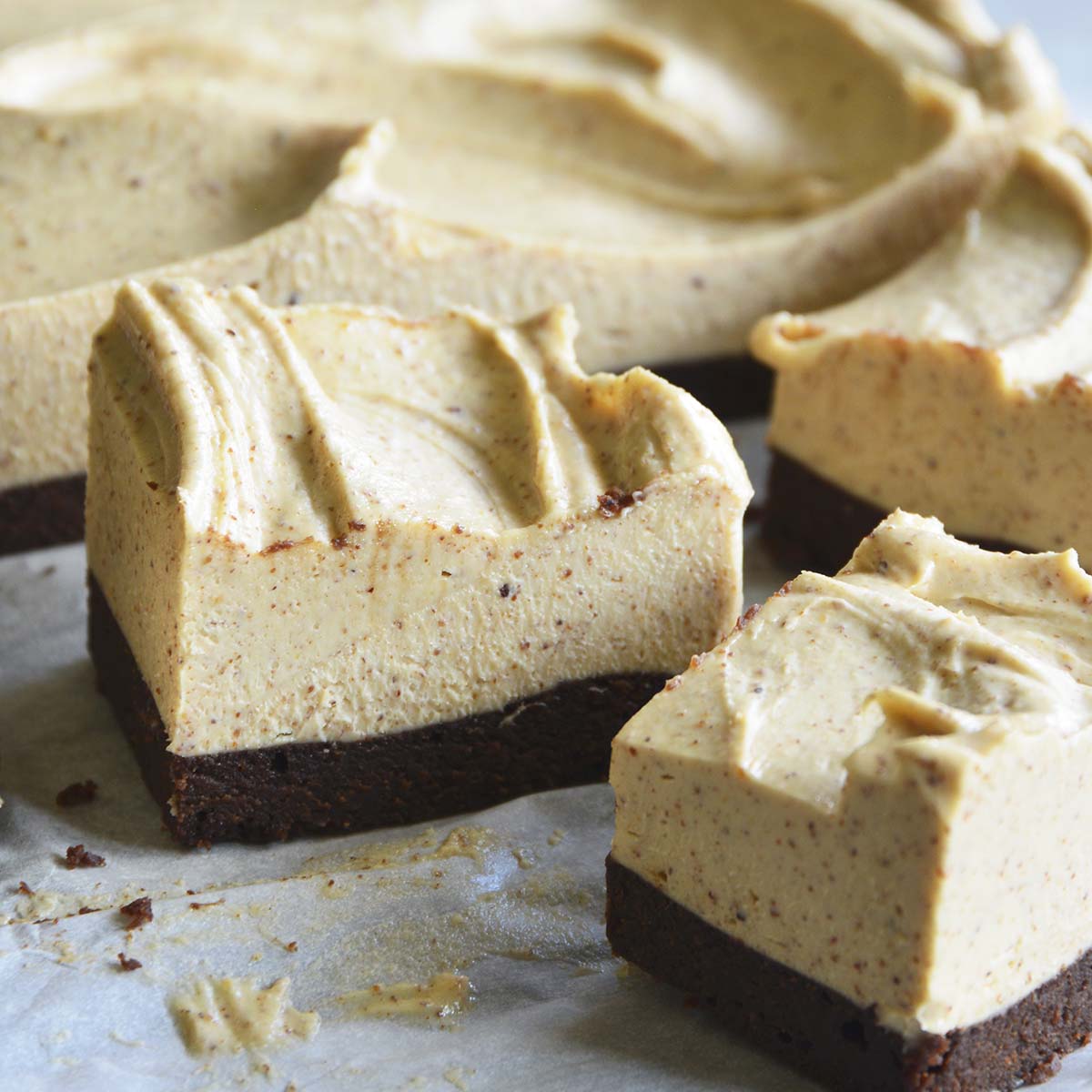 Cheesecake Peanut Butter Brownies Recipe - Healthy Sweet Eats