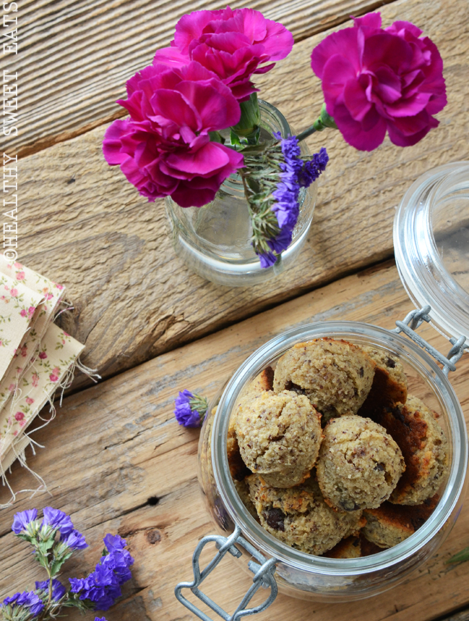 Hazelnut Almond Chocolate Chunk Cookie Balls 4