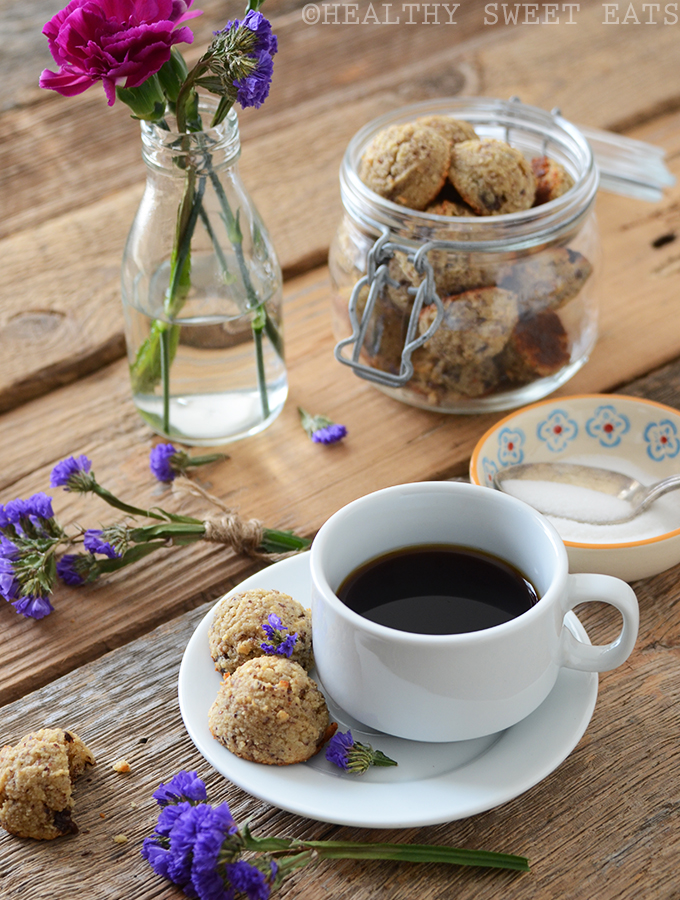 Hazelnut Almond Chocolate Chunk Cookie Balls
