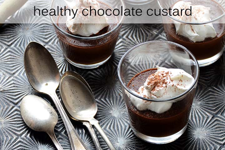 Healthy Chocolate Custard with Description