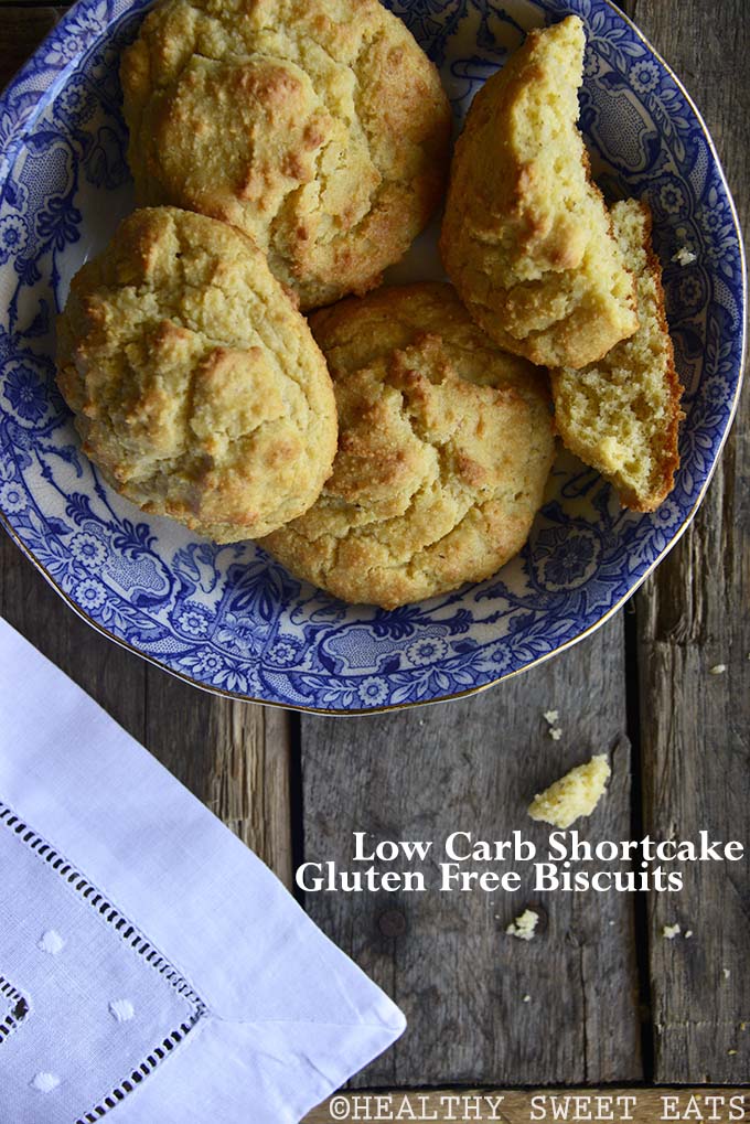 Low Carb Shortcake Gluten Free Biscuits with Description