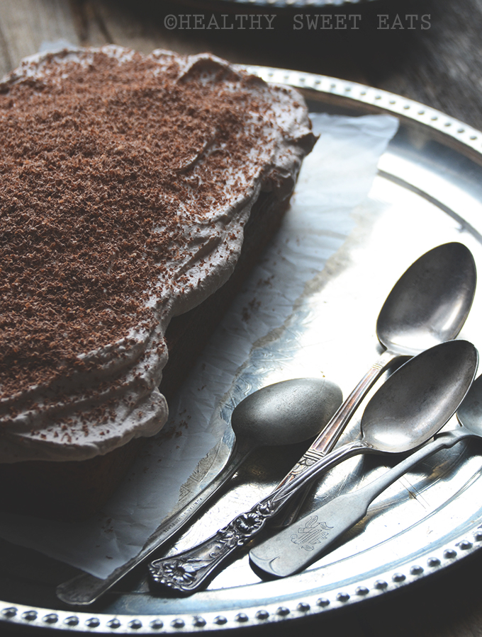 Mocha Coconut Flax Cake with Mocha Coconut Frosting 2