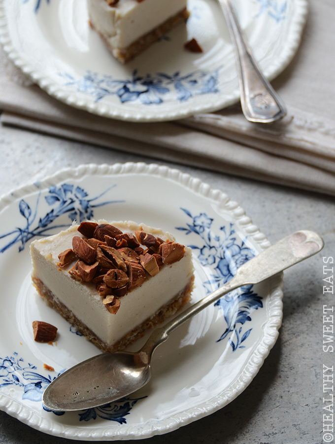 No Bake Mini Vanilla Almond “Cheesecake”-2