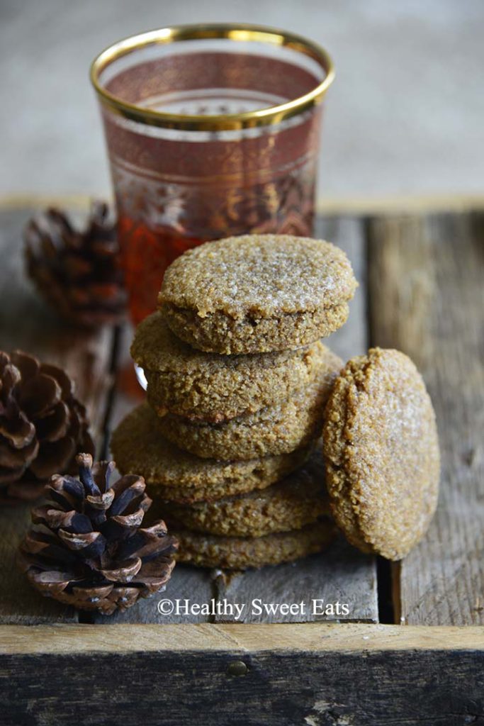 Small Batch Low Carb Chewy Molasses Ginger Cookies 1 683x1024