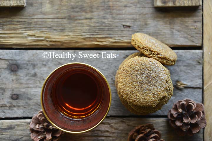 Small Batch Low Carb Chewy Molasses Ginger Cookies 3