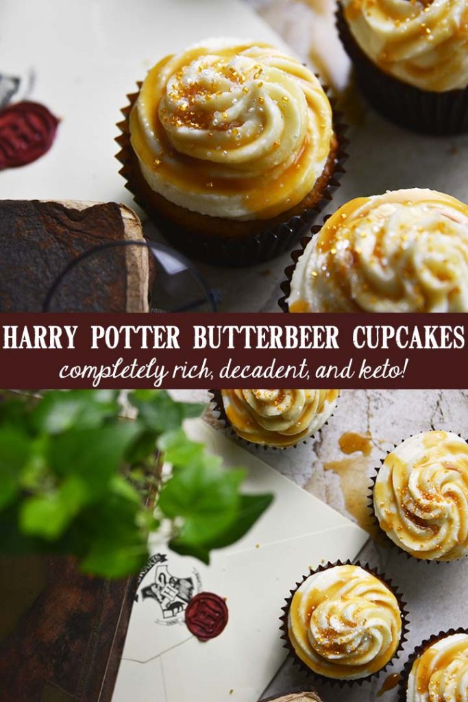 harry potter butterbeer cupcakes pin