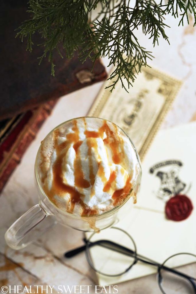hot butterbeer latte