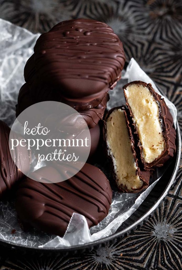 keto peppermint patties graphic