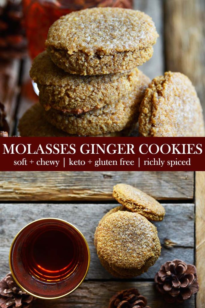 molasses ginger cookies recipe pin 683x1024
